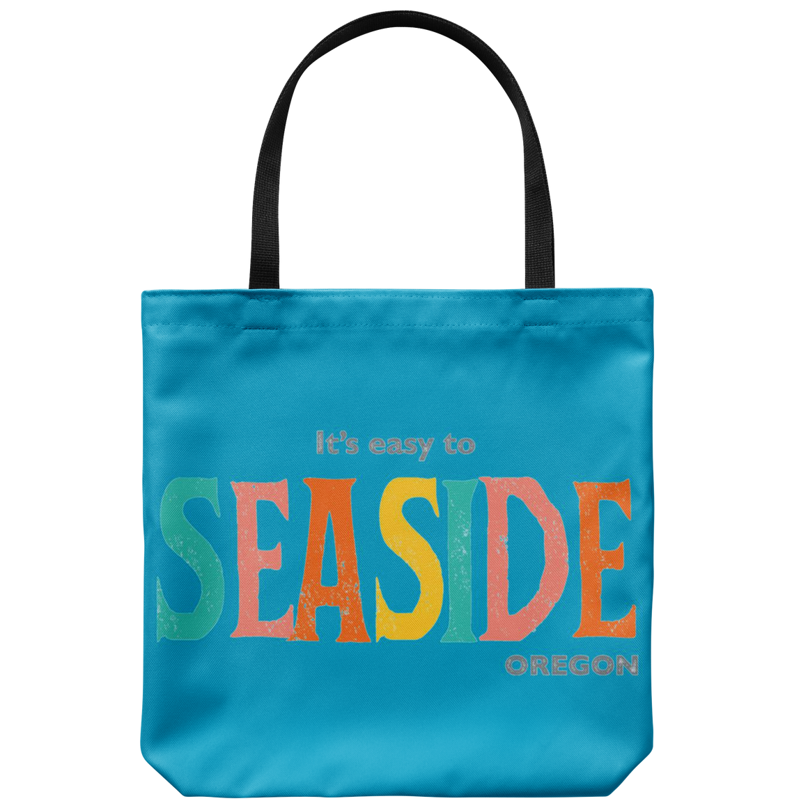 Blue Seaside Oregon Tote Bag